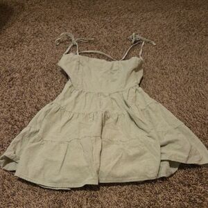 Pale Green Mini Dress XS